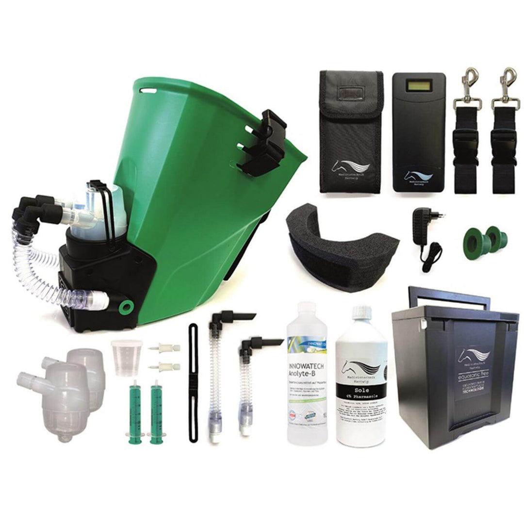 Inhalator für Pferde equosonic free Starterpaket set viel zubehör
