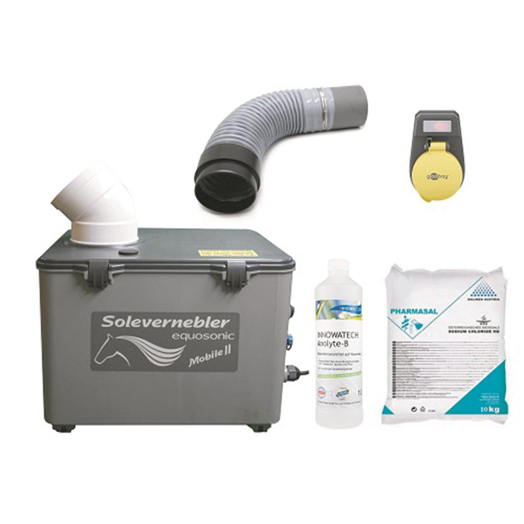 Sole Großraumvernebler Equosonic Mobile II 50ml/min Starter Paket Medizintechnik Hartwig GmbH