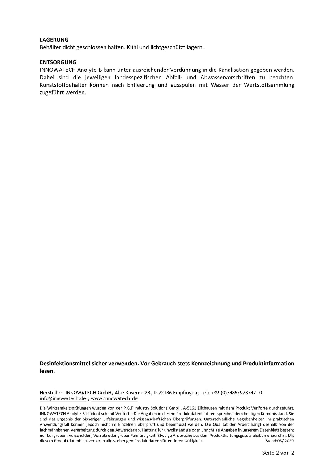 Desinfektion für inhalationsgeräte