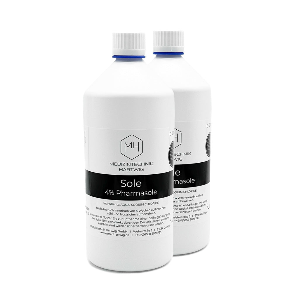 Sole 4% Pharmasole, 2×1‑Liter Flaschen