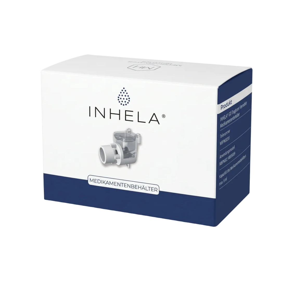 INHELA Go – Ersatz-Medikamentenbehälter (6 ml) mit Polyimid-Meshkopf
