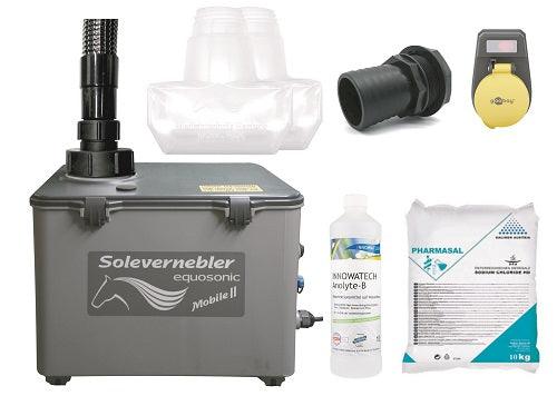 Sole Großraumvernebler Equosonic Mobile II 50ml/min Starter Paket - Medizintechnik Hartwig GmbH