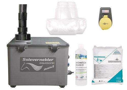 Sole Großraumvernebler Equosonic Mobile II 50ml/min Starter Paket - Medizintechnik Hartwig GmbH